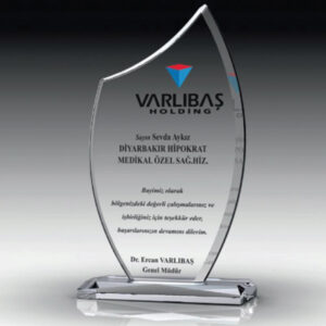 kristal plaket